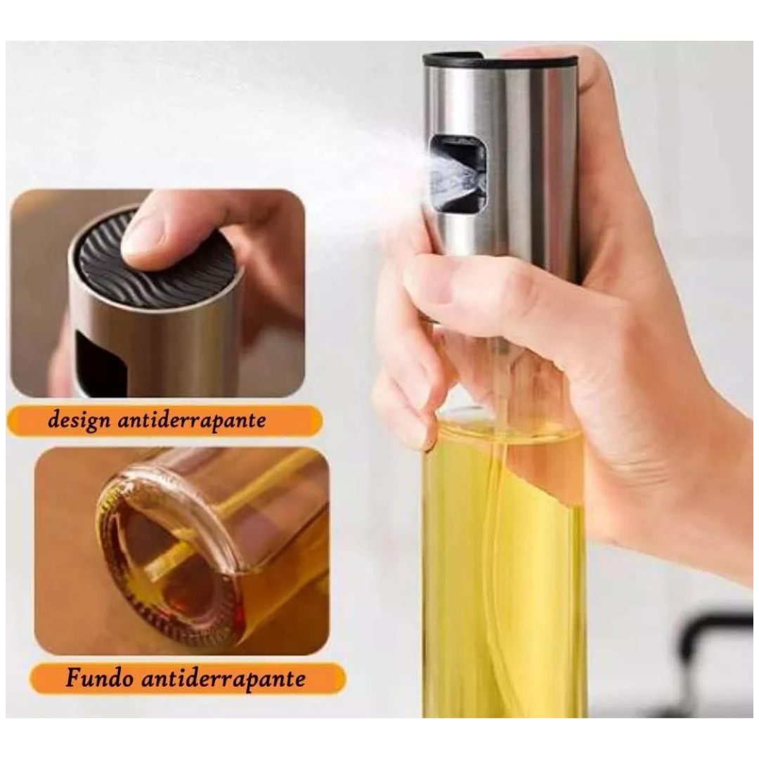Spray Pulverizador de Azeite e Vinagre 100ml – Mais Sabor, Menos Excesso