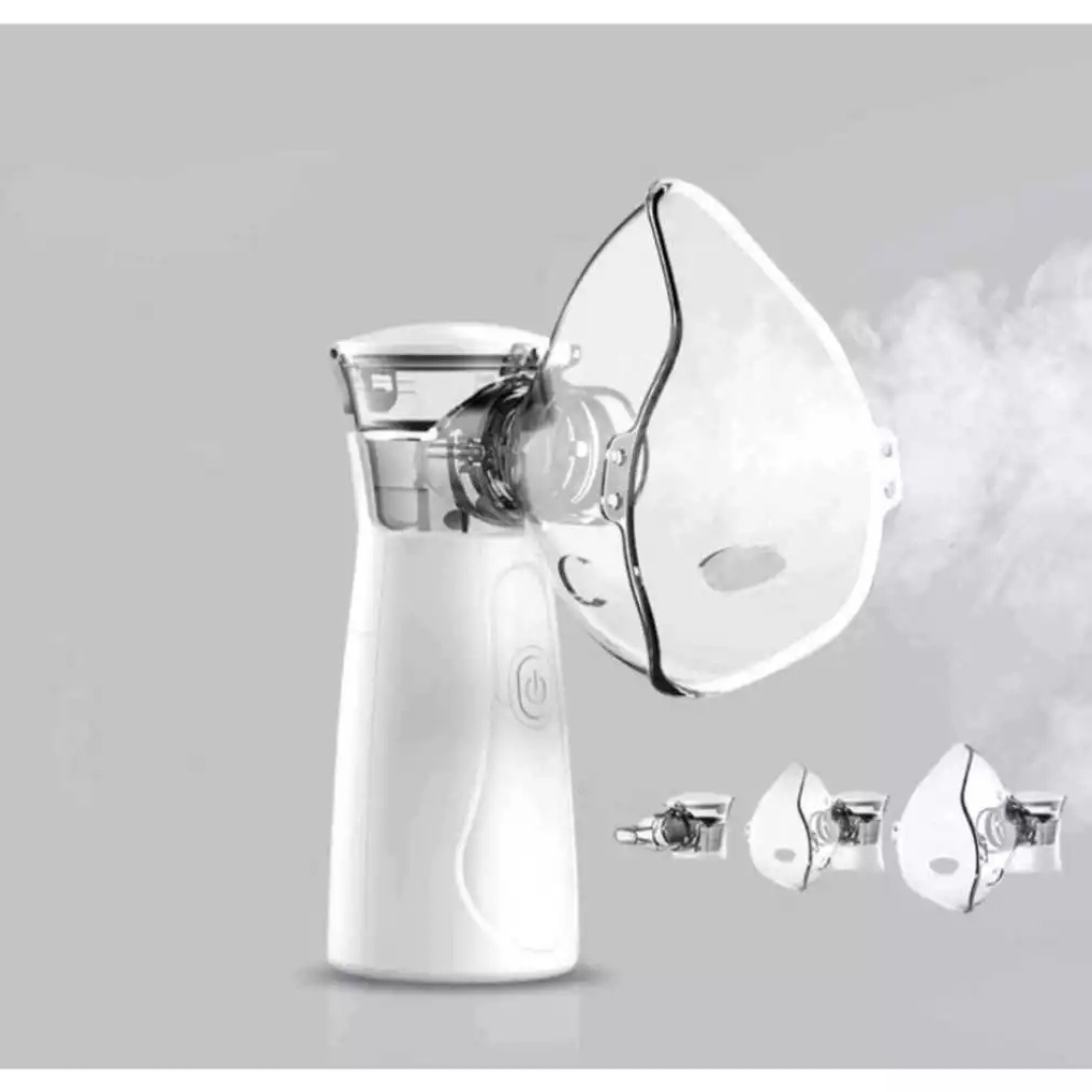 Nebulizador Portátil Recarregável – Alívio Respiratório com Praticidade e Conforto
