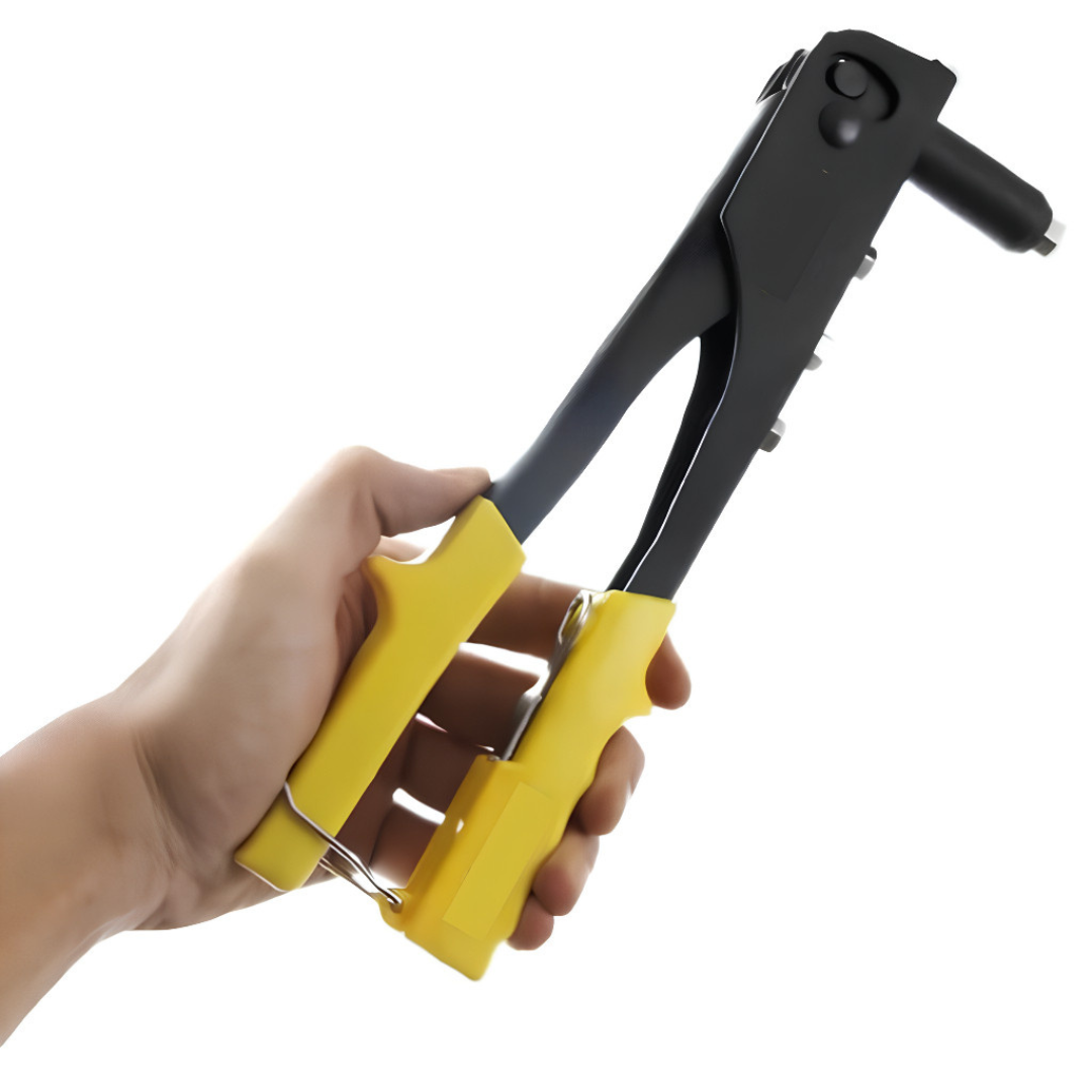 Alicate Rebitador Manual 9,5" com 4 Pontas AR 0102 – Fixação Profissional com Conforto e Alta Performance