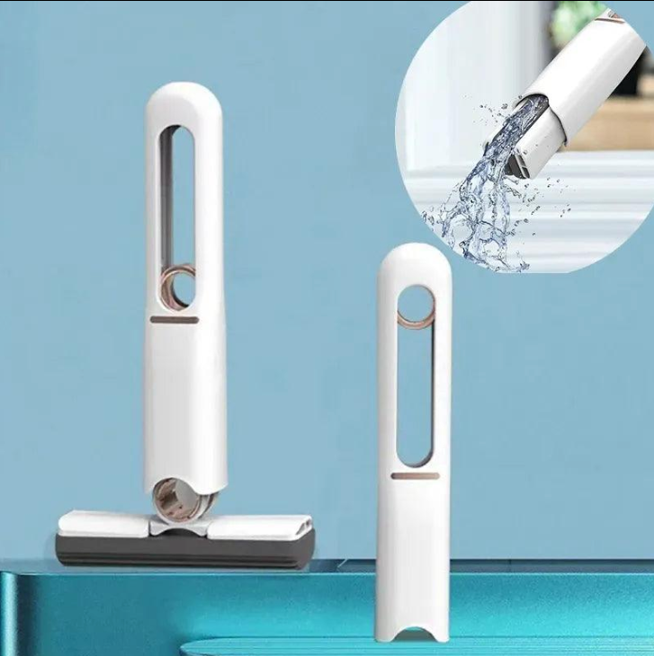 Mini Mop Auto-Squeeze Multifuncional BBG-70100 – Praticidade e Eficiência na Palma da Mão