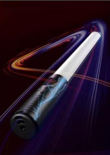 Bastão de Luz RGB LED Portátil 20W – Criatividade e Iluminação Profissional na Palma da Mão