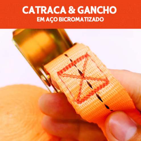 Cinta com Catraca para Carga | Segurança, Praticidade e Resistência em Cada Movimento