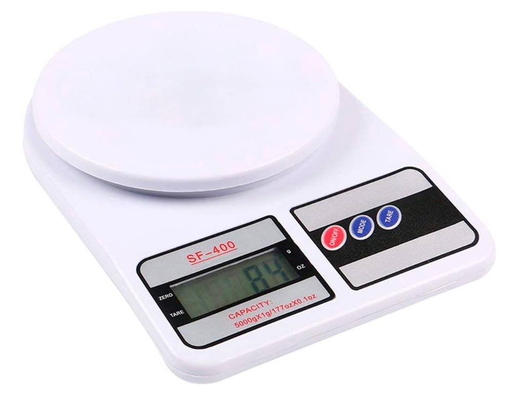 Balança Digital de Cozinha SF-400 Branco – Precisão e Praticidade no Seu Dia a Dia
