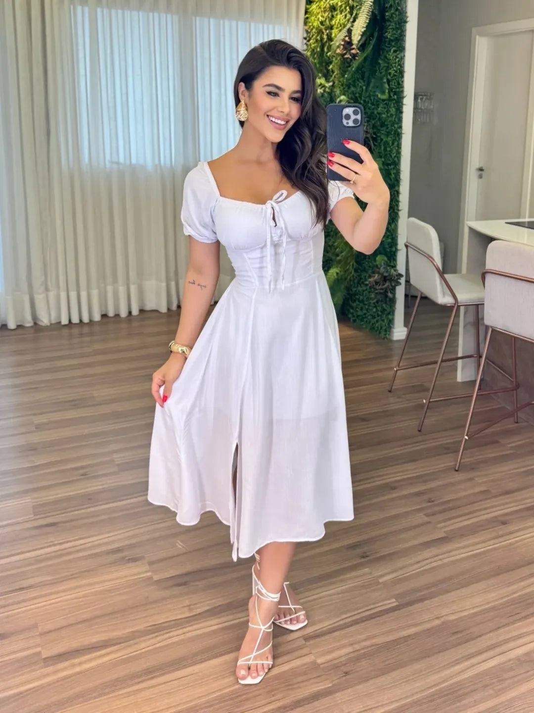 Vestido Olivia Feminino - Branco
