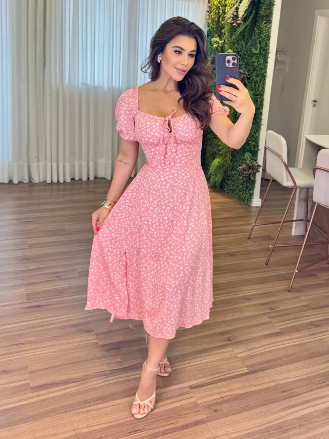 Vestido Olivia Feminino - Rosa