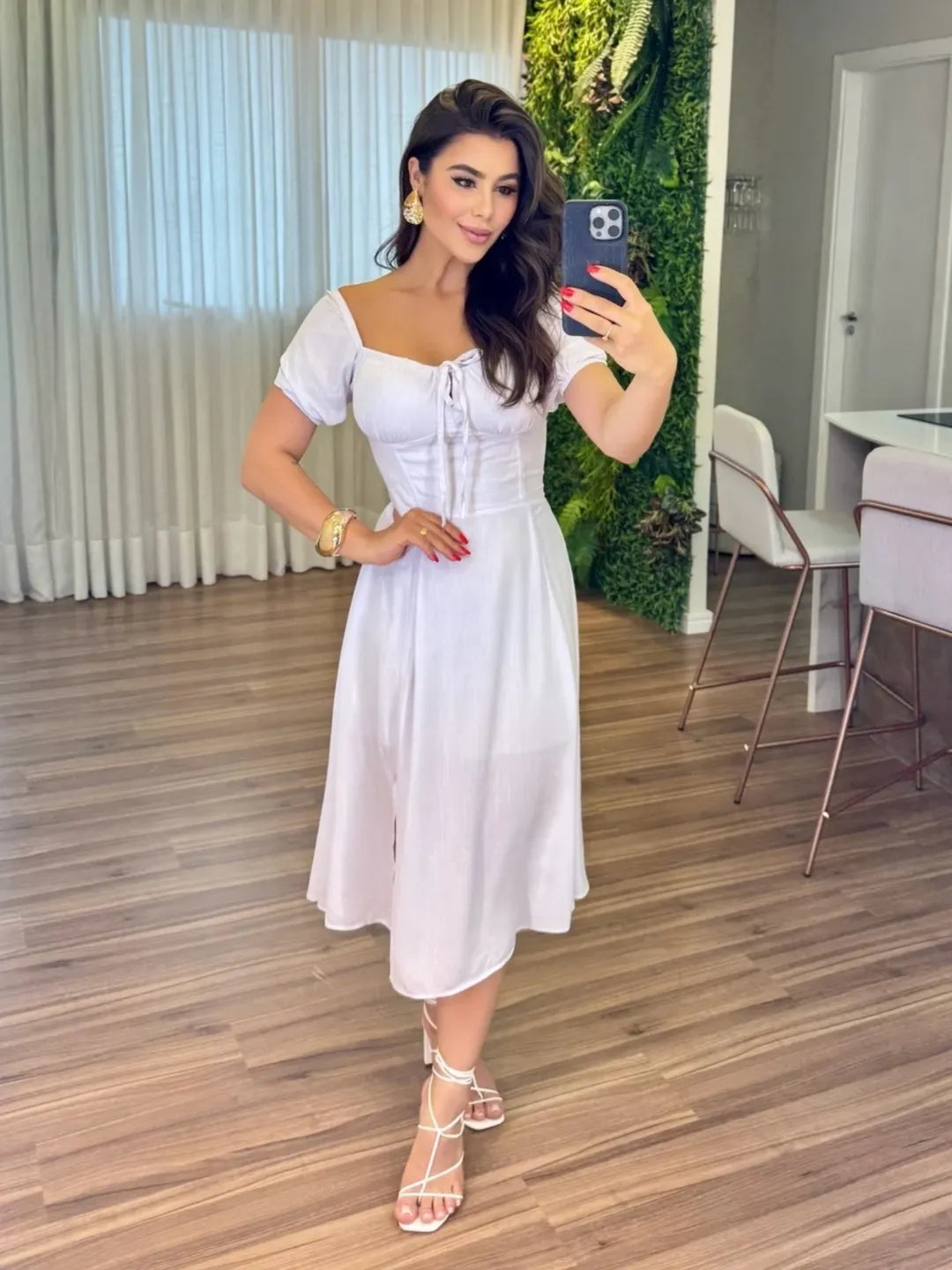 Vestido Olivia Feminino - Branco