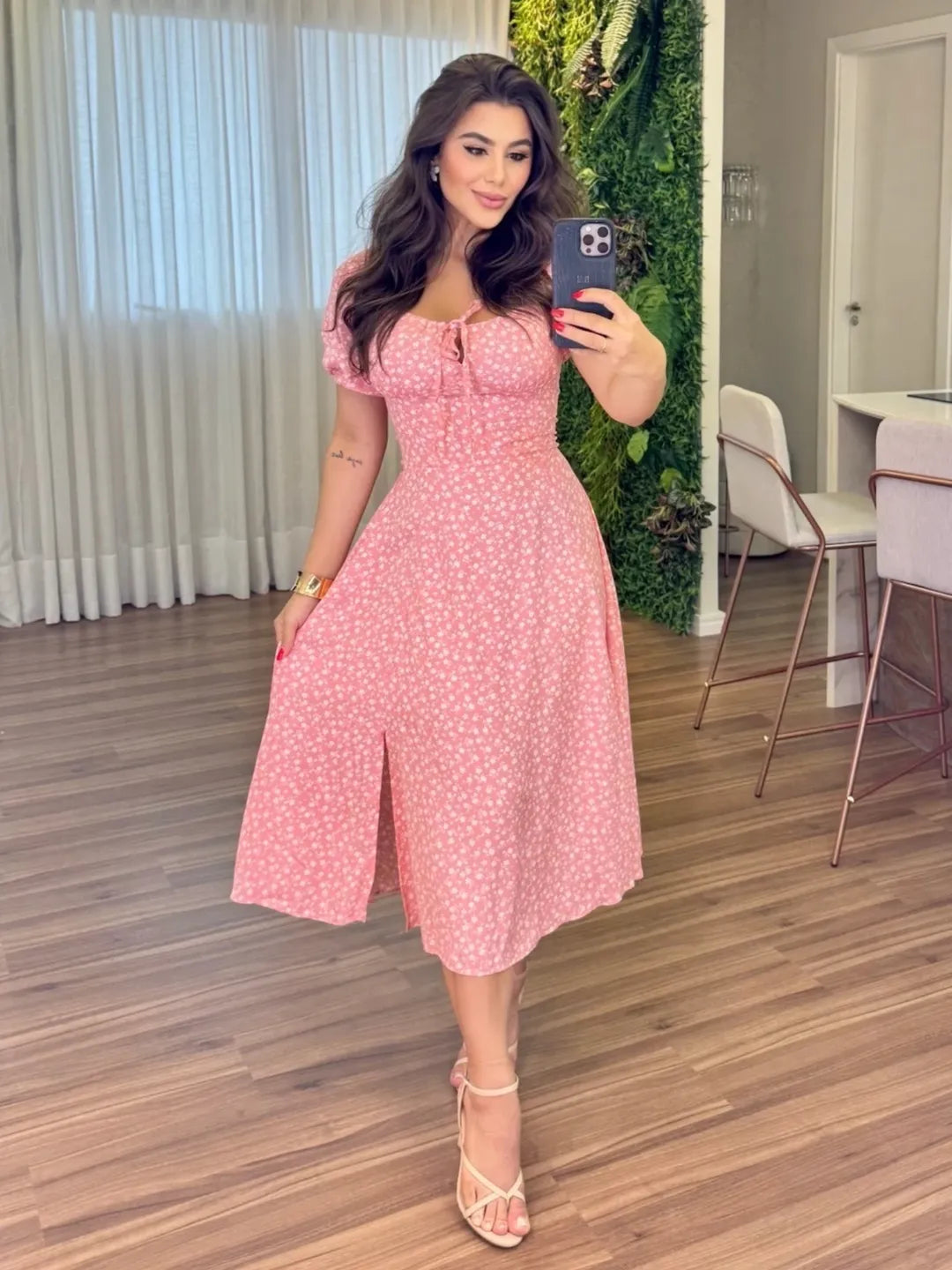 Vestido Olivia Feminino - Rosa