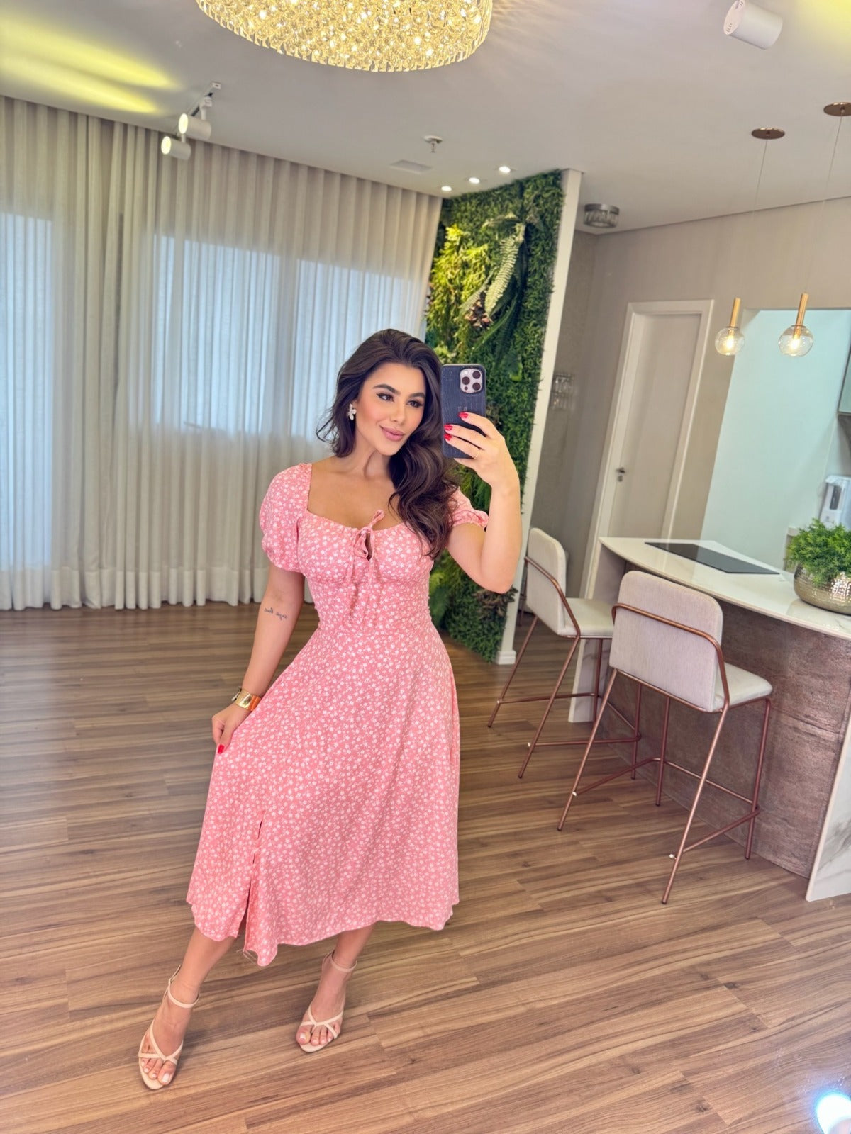 Vestido Olivia Feminino - Rosa