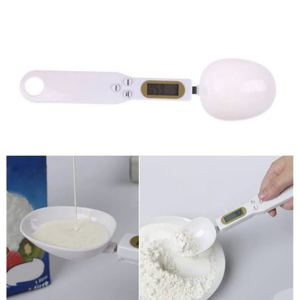 Colher Balança Eletrônica Digital com Display LCD – Precisão Profissional na Palma da Sua Mão