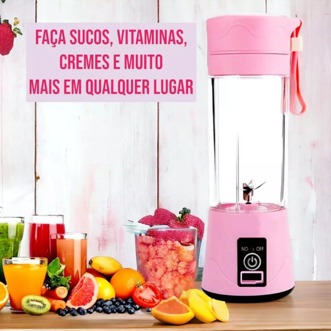 Mini Liquidificador Portátil Recarregável – Nutrição e Praticidade Onde Você Estiver
