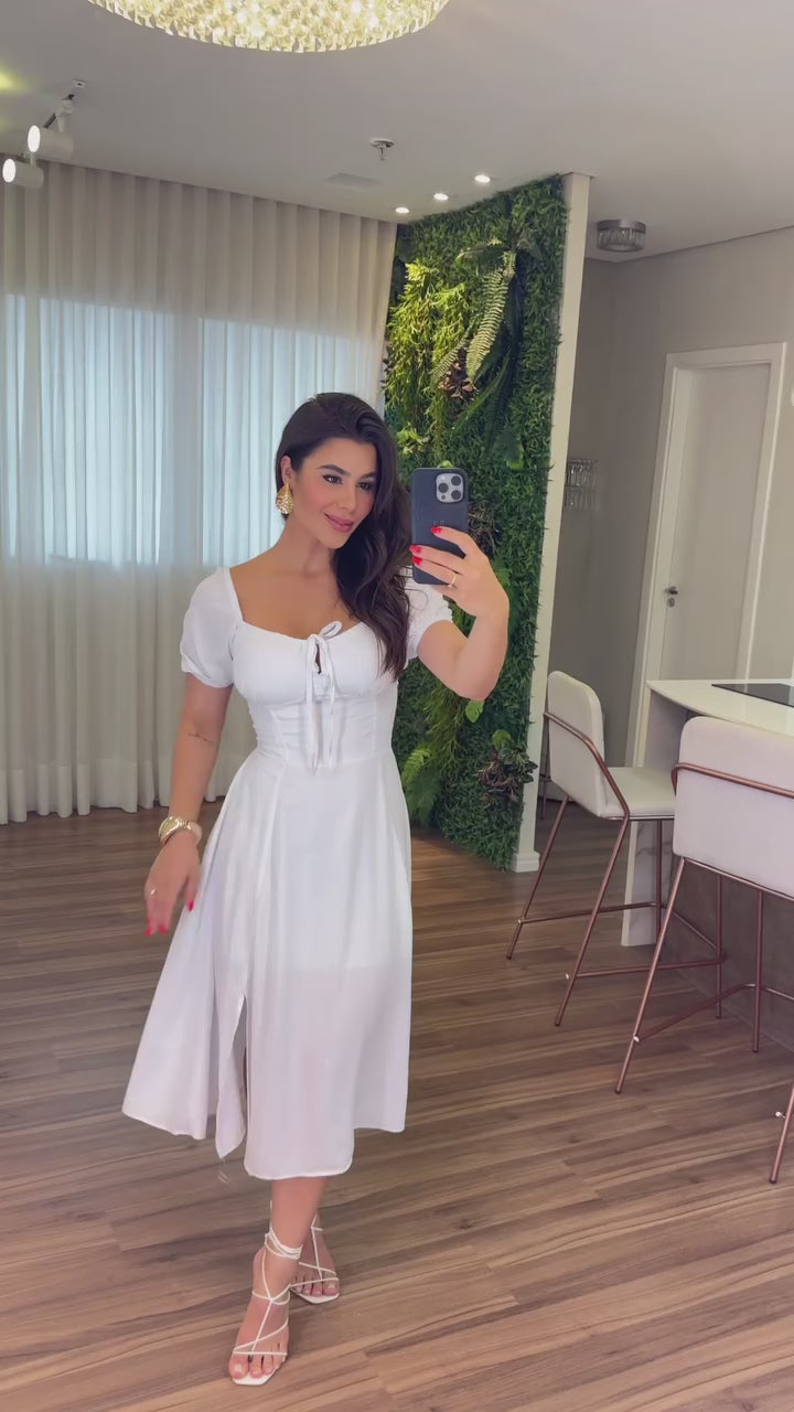 Vestido Olivia Feminino - Branco