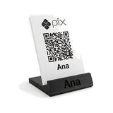 Display de Balcão QR Code Pix com Logo