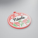 Enfeite de Natal Boneco de Neve com Nome