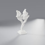 Escultura Beijo Abstrato Decorativa 24 cm