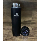 Garrafa Térmica LED com Termômetro 500ML Preto – Tecnologia e Estilo em Cada Gole