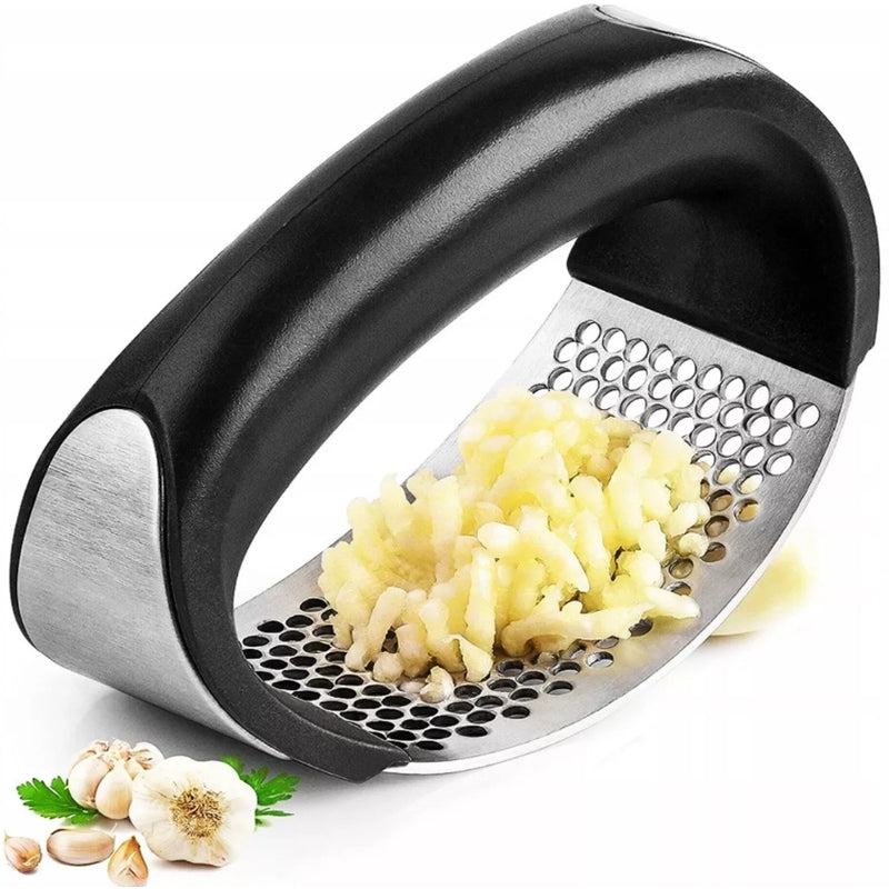 Espremedor de Alho em Aço Inoxidável – Praticidade, Rapidez e Zero Bagunça na Sua Cozinha