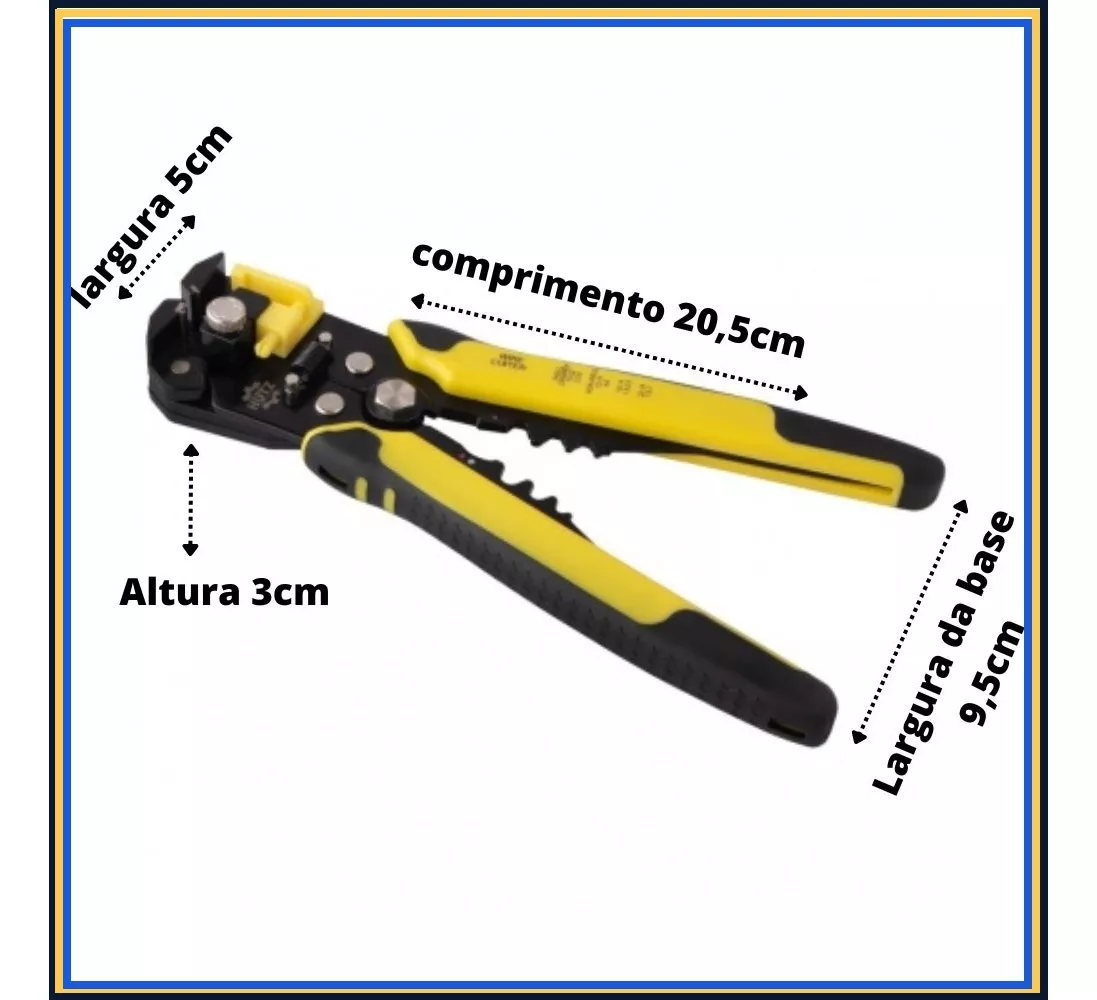 Alicate Crimpador 3 em 1 CB 2776 – Corte, Desencape e Crimpe com Precisão Profissional