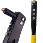 Alicate Rebitador Manual 9,5" com 4 Pontas AR 0102 – Fixação Profissional com Conforto e Alta Performance