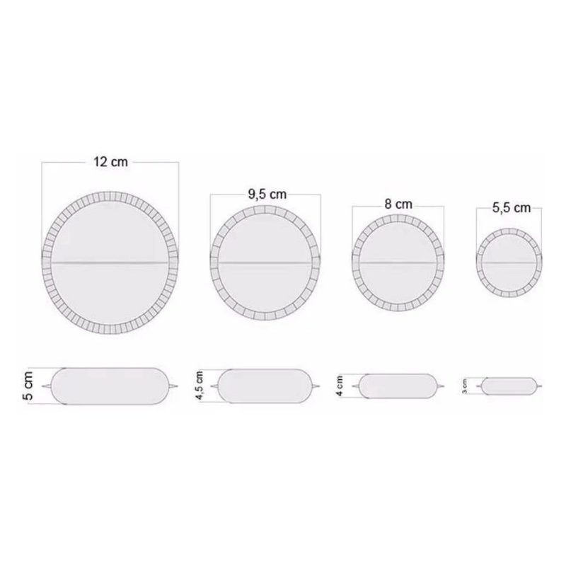 Kit Fecha Pastel 4 Peças – Praticidade, Precisão e Delícias Garantidas na Sua Cozinha