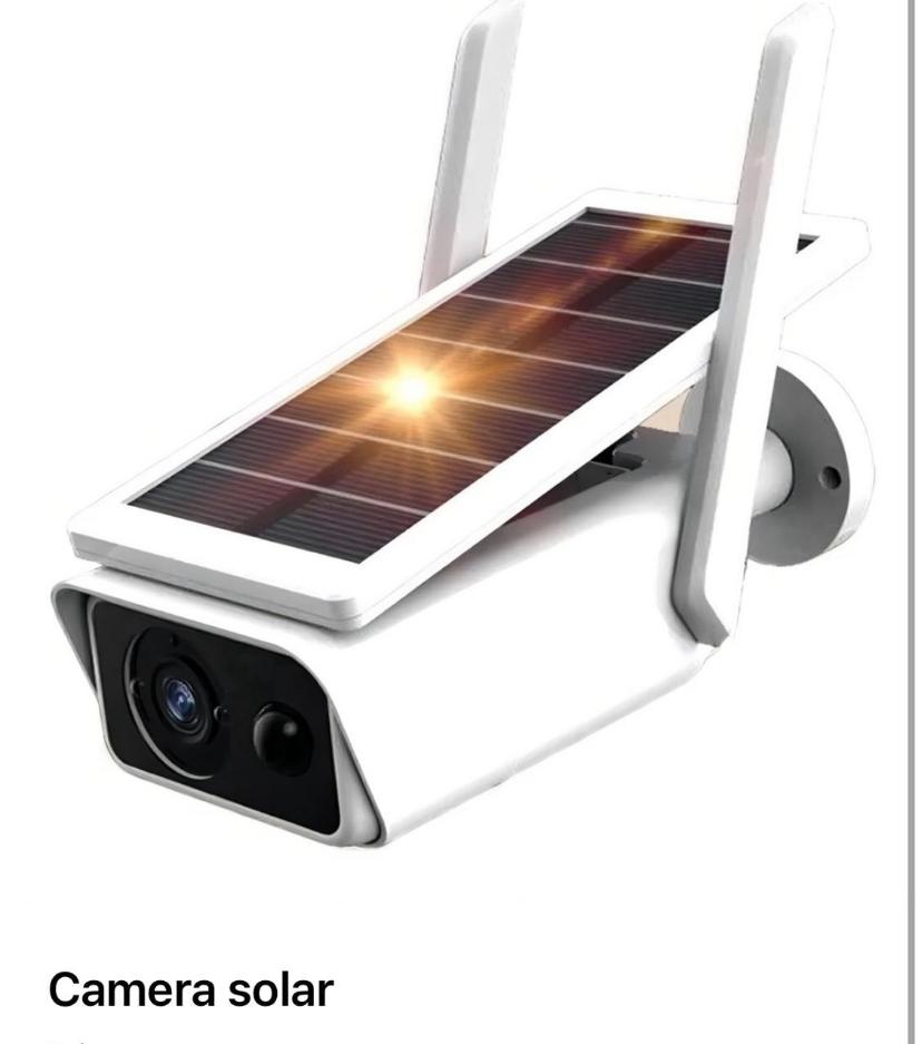 Câmera de Segurança Wi-Fi com Energia Solar Full HD à Prova D’Água – Monitoramento Inteligente 24h