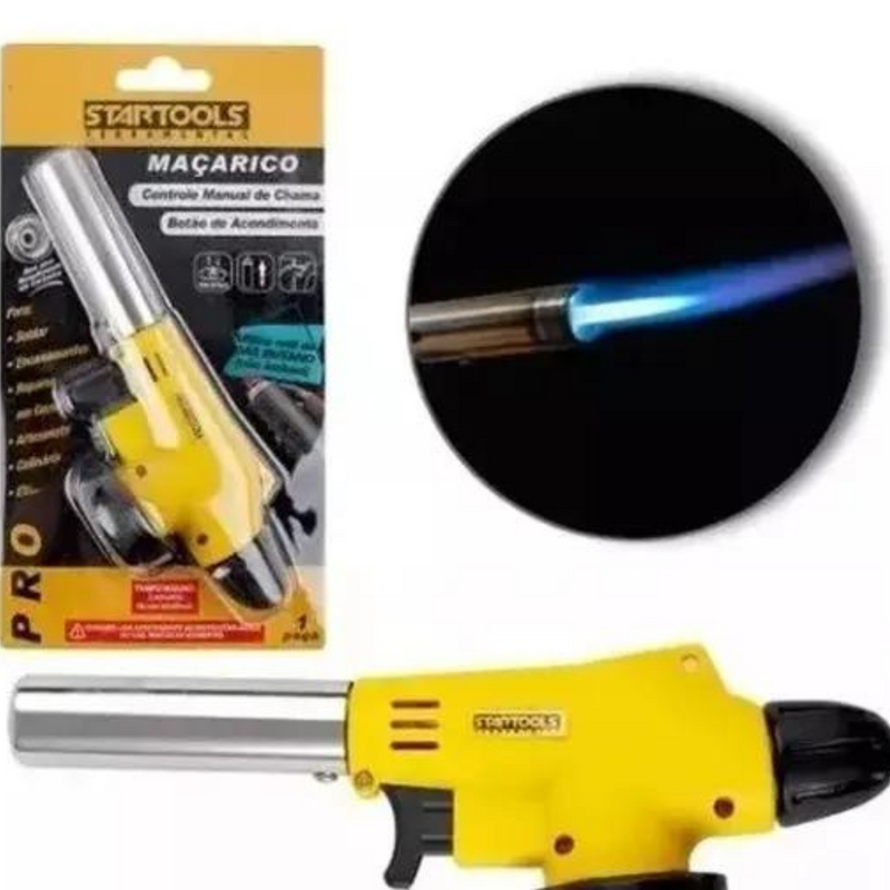 Maçarico Culinário ARO387 Auto StarTools – Toque Profissional em Cada Receita