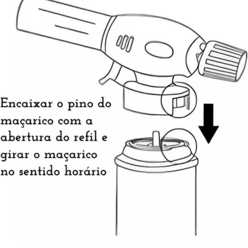 Maçarico Culinário ARO387 Auto StarTools – Toque Profissional em Cada Receita