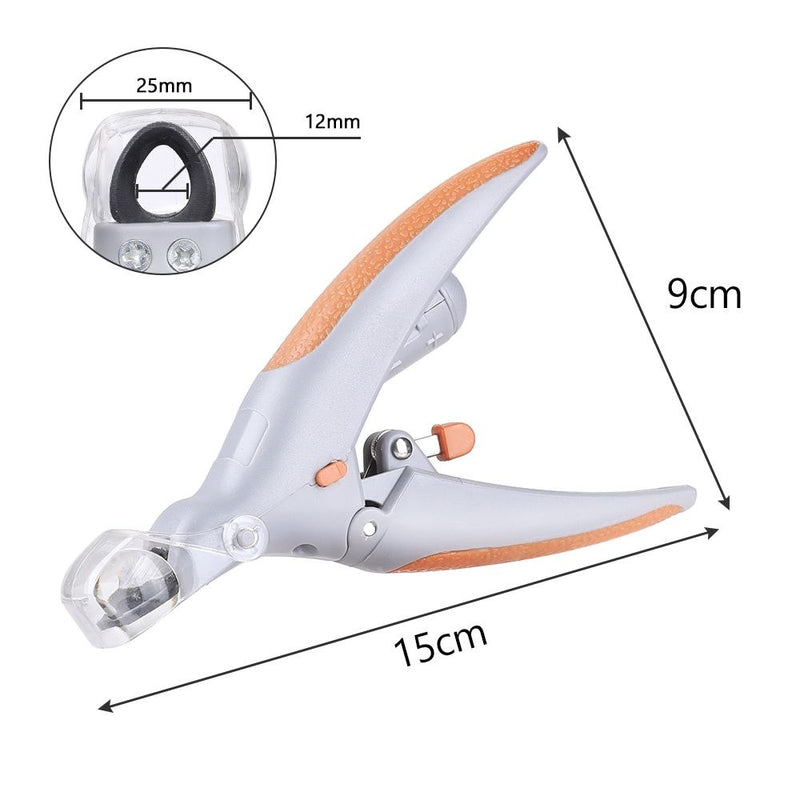 Alicate Cortador de Unha Pet com LED Fluffie – Segurança, Precisão e Conforto para seu Melhor Amigo