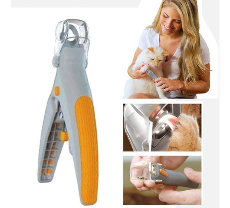 Alicate Cortador de Unha Pet com LED Fluffie – Segurança, Precisão e Conforto para seu Melhor Amigo