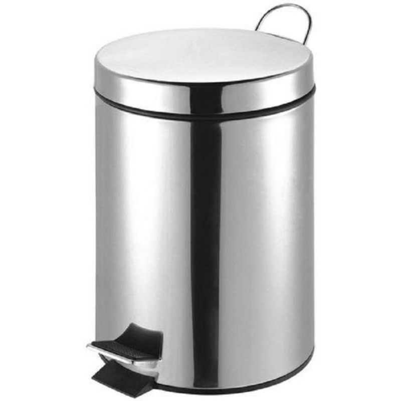Lixeira Inox com Pedal 3L – Elegância, Higiene e Praticidade em um Só Produto