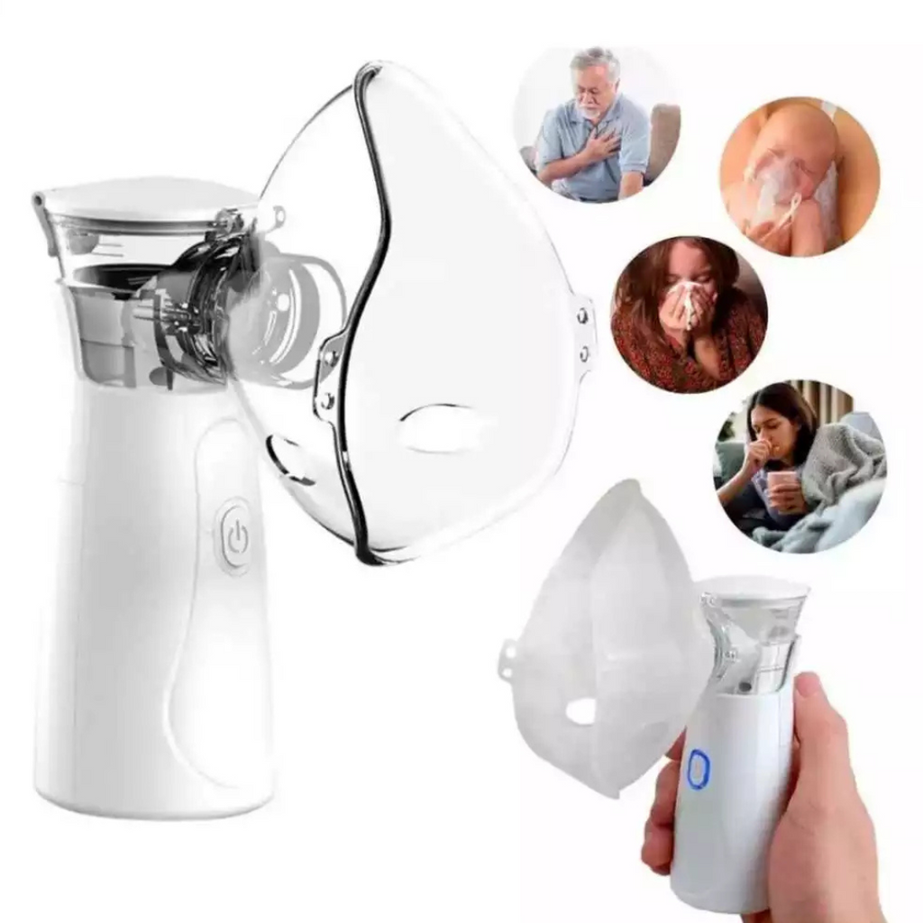 Nebulizador Portátil Recarregável – Alívio Respiratório com Praticidade e Conforto