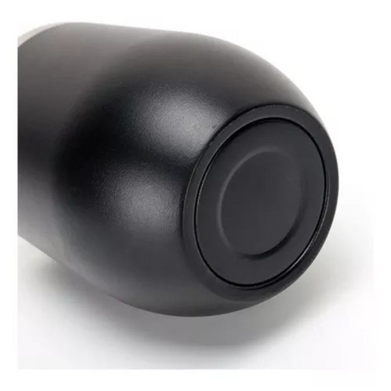 Copo Cuia Térmico Inox com Tampa Antivazamento 360ml – Preto