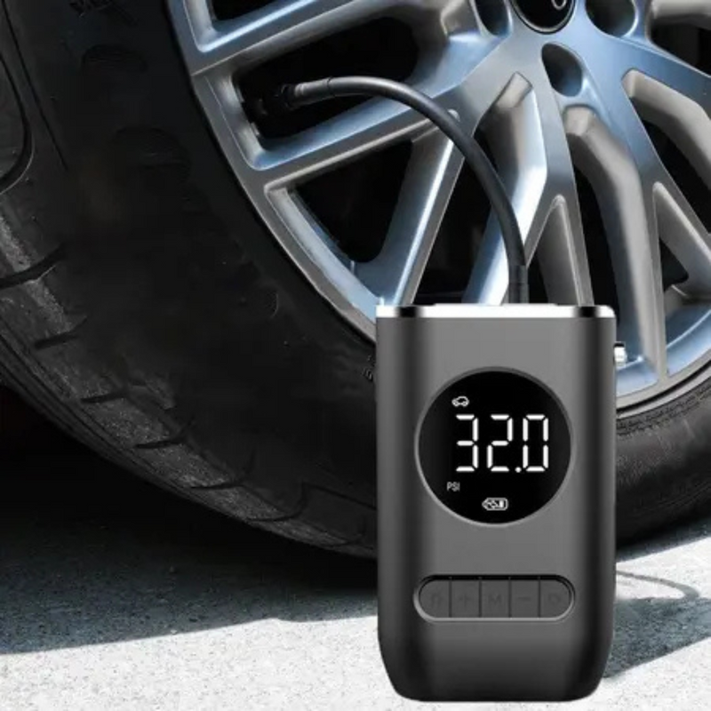 Mini Compressor Elétrico Digital Portátil – Praticidade e Potência Sempre com Você