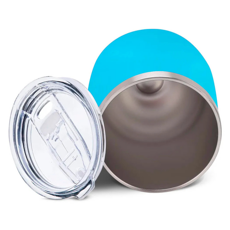 Copo Cuia Térmico Inox com Tampa Antivazamento 360ml – Ciano