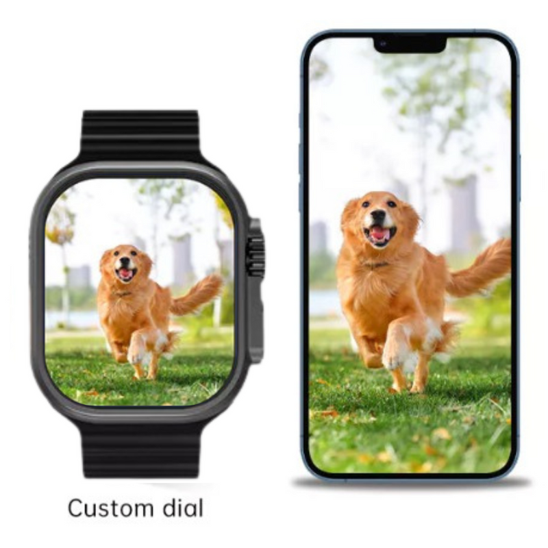 Smartwatch GS9 Ultra Mini 41mm – Preto com 2 Pulseiras Exclusivas