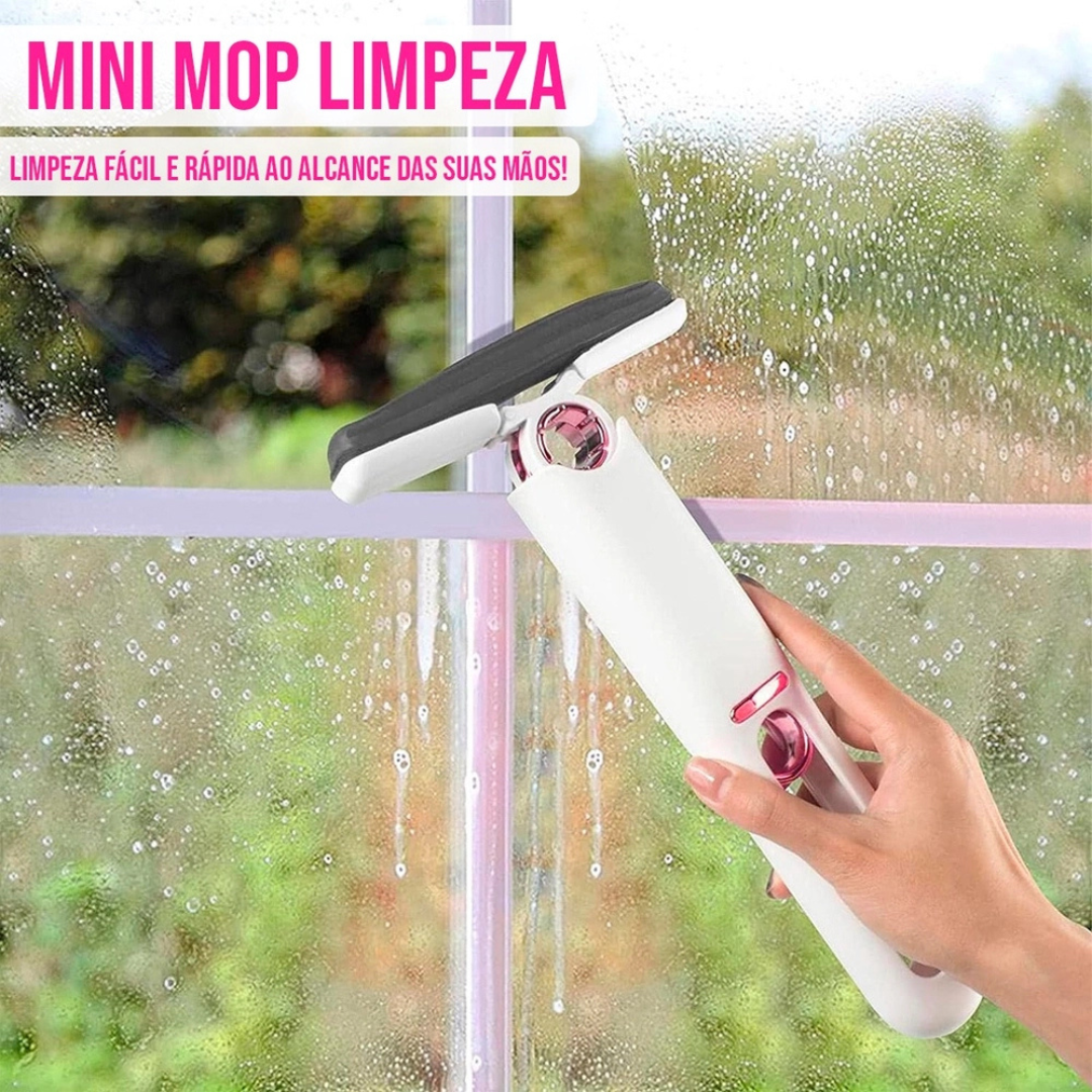 Mini Mop Auto-Squeeze Multifuncional BBG-70100 – Praticidade e Eficiência na Palma da Mão