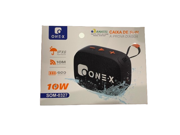 Caixa de Som Bluetooth GO com Alça 10W – SOM-0327 | Potência, Estilo e Conectividade