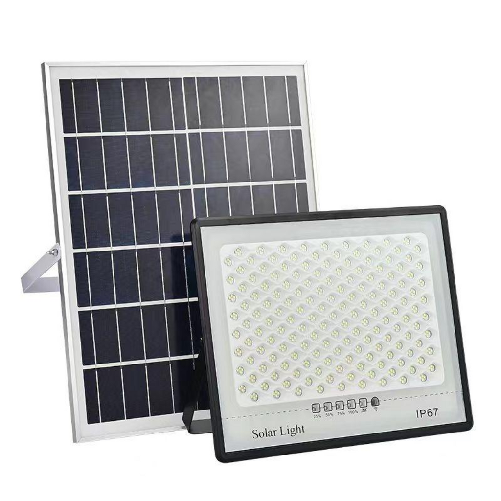 Holofote de LED com Energia Solar MTX-2 WE – Iluminação Eficiente e Sustentável para Ambientes Externos