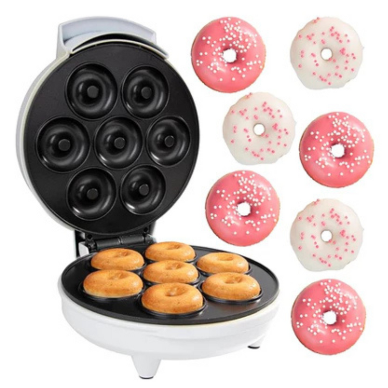 Máquina de Donuts Branco – Faça Mini Delícias em Casa com Facilidade e Diversão