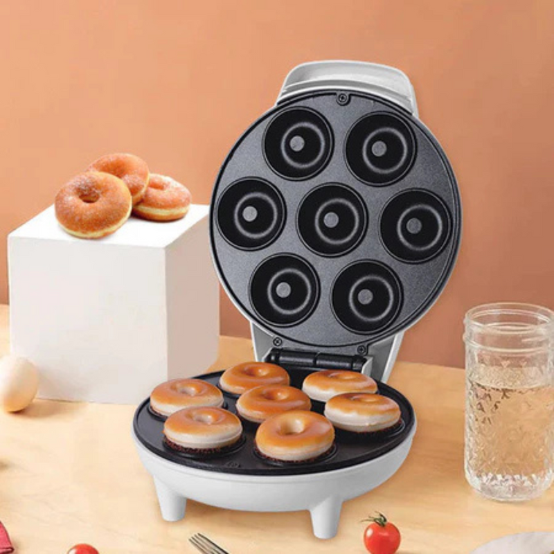 Máquina de Donuts Branco – Faça Mini Delícias em Casa com Facilidade e Diversão