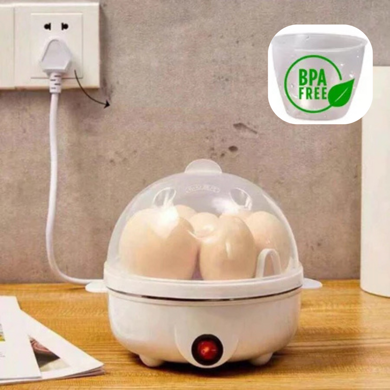 Cozedor de Ovos Elétrico à Vapor Multifuncional 110V – Compacto, Rápido e Cheio de Possibilidades