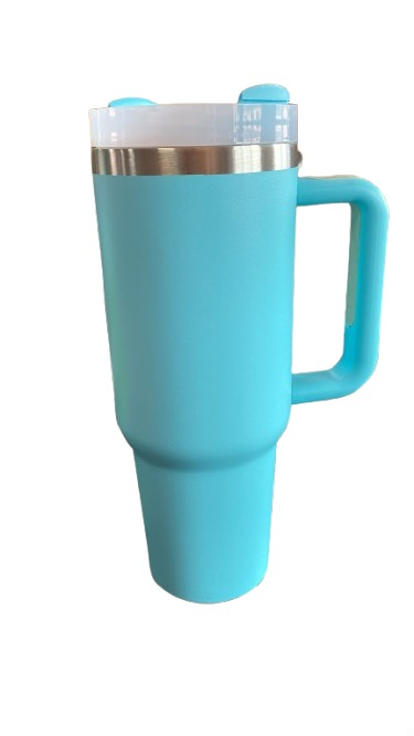 Copo Térmico Quencher 1200ml com Alça e Canudo Azul Claro – Bebidas Sempre na Temperatura Perfeita, Onde Você Estiver