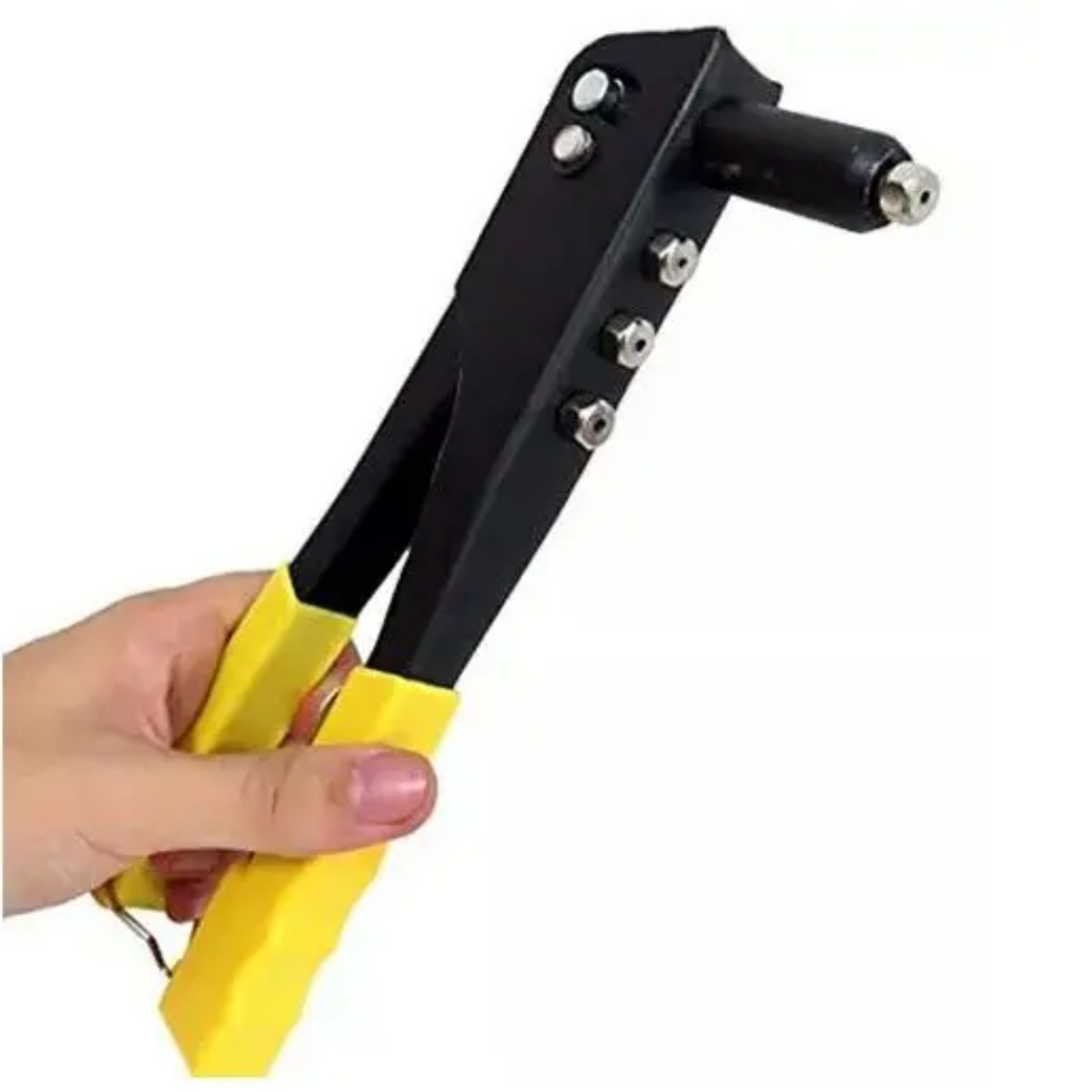 Alicate Rebitador Manual 9,5" com 4 Pontas AR 0102 – Fixação Profissional com Conforto e Alta Performance