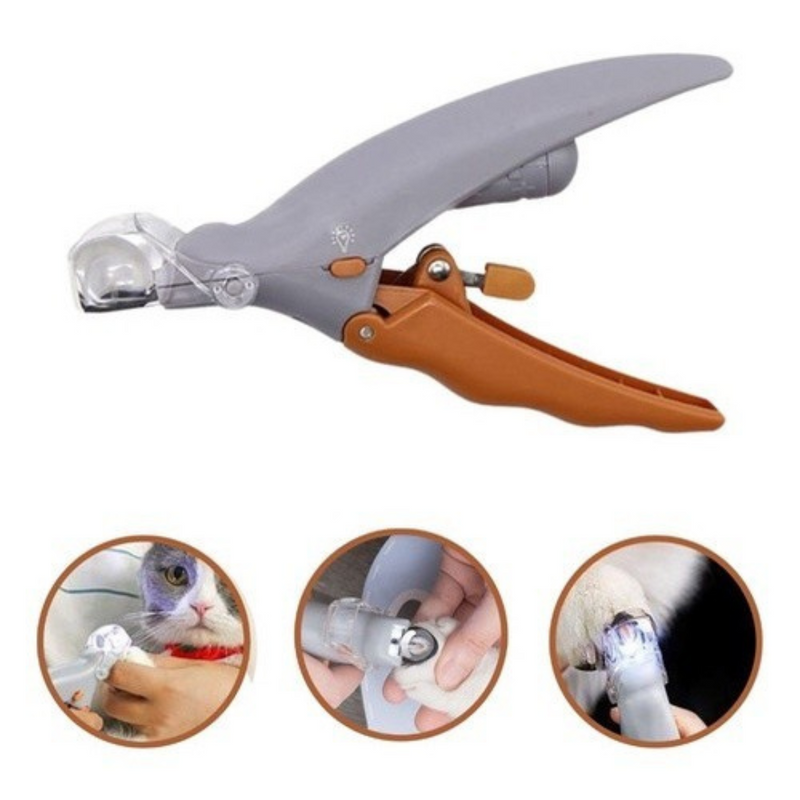 Alicate Cortador de Unha Pet com LED Fluffie – Segurança, Precisão e Conforto para seu Melhor Amigo