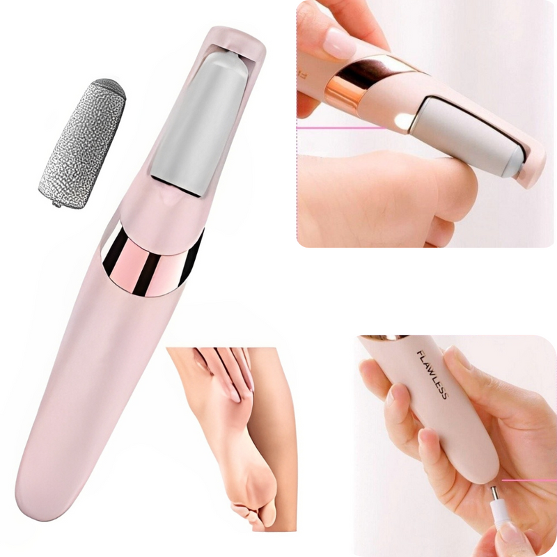 Lixa de Pé Elétrica Recarregável à Prova D’Água – Pés Macios com Toque Profissional em Casa