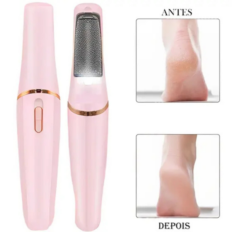 Lixa de Pé Elétrica Recarregável à Prova D’Água – Pés Macios com Toque Profissional em Casa