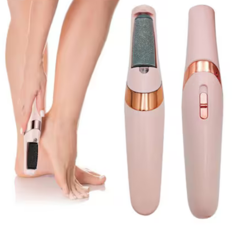 Lixa de Pé Elétrica Recarregável à Prova D’Água – Pés Macios com Toque Profissional em Casa