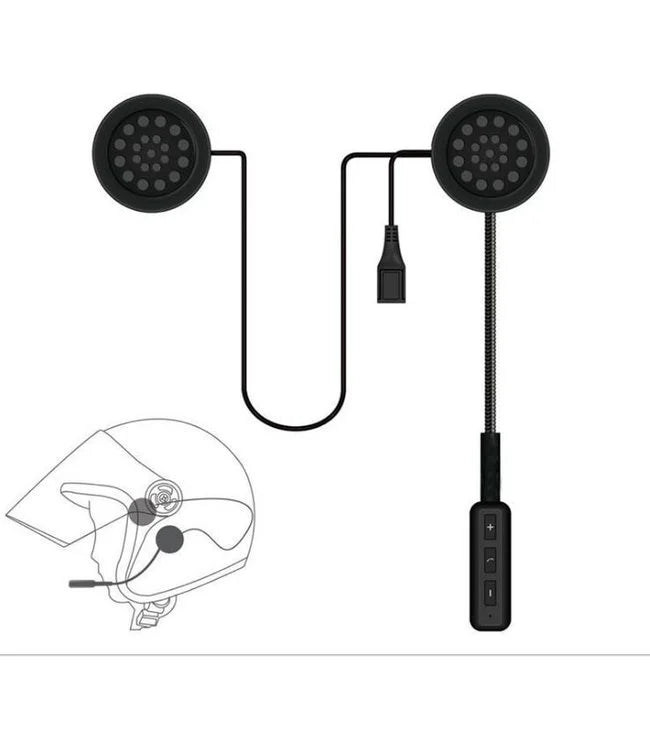 Fone de Ouvido Bluetooth para Capacete de Moto Wei Tus WEI-HL11 – Liberdade, Som e Segurança na Estrada
