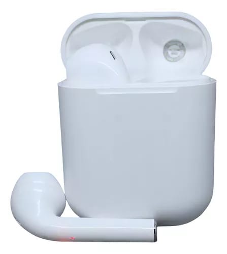 Fone de Ouvido Bluetooth I-12 Branco – Liberdade Sem Fios com Estilo e Conforto