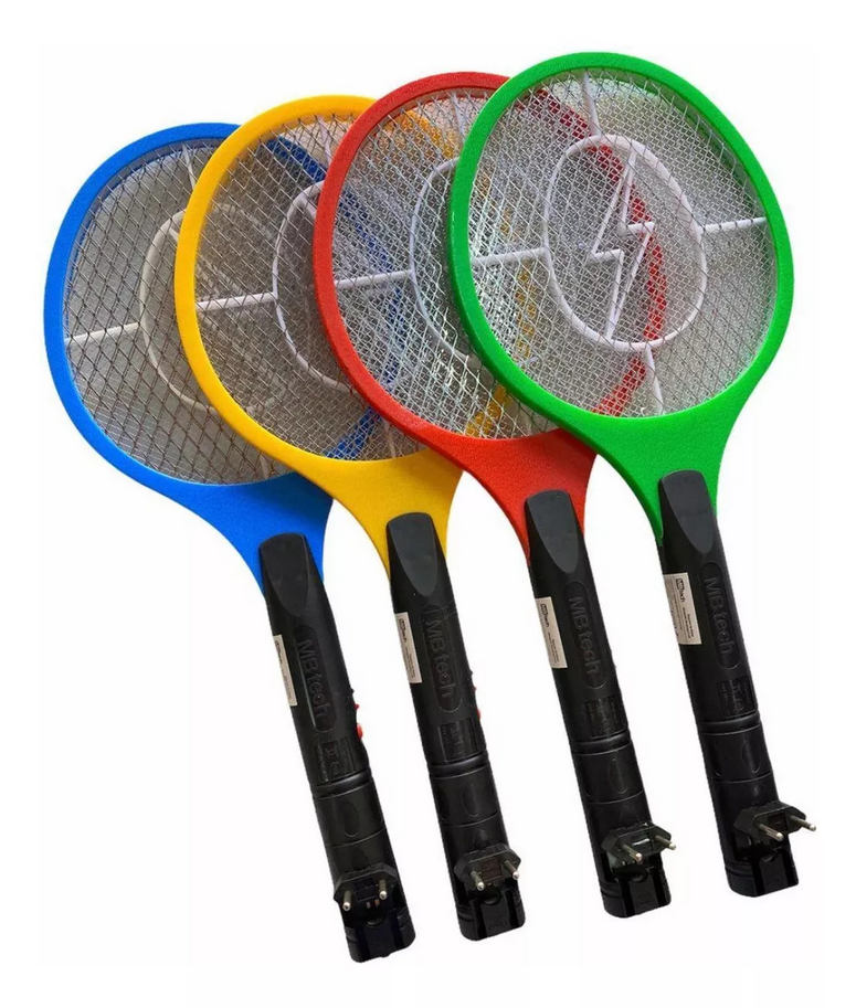 Raquete Elétrica Recarregável – Sua Defesa Contra Mosquitos, Dengue e Insetos