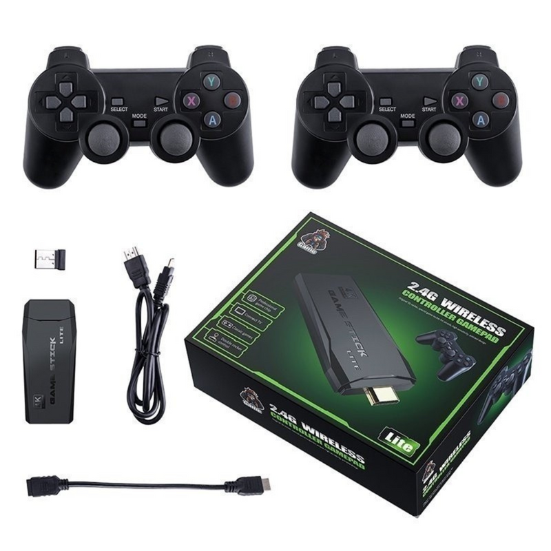 Game Stick 4K Retrô com +10.000 Jogos – Diversão Nostálgica em Alta Definição